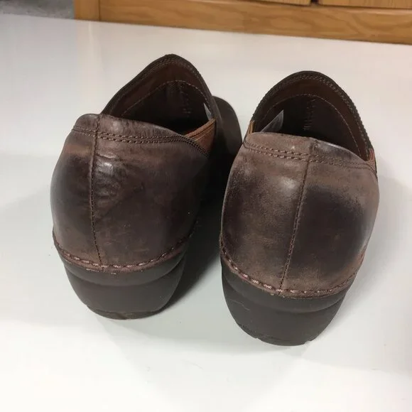 Merrell Emma Slip On Clogs Womens Size 9.5 Brunette Brown Leather J45650 - Picture 5 of 9